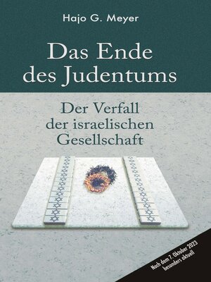 cover image of Das Ende des Judentums